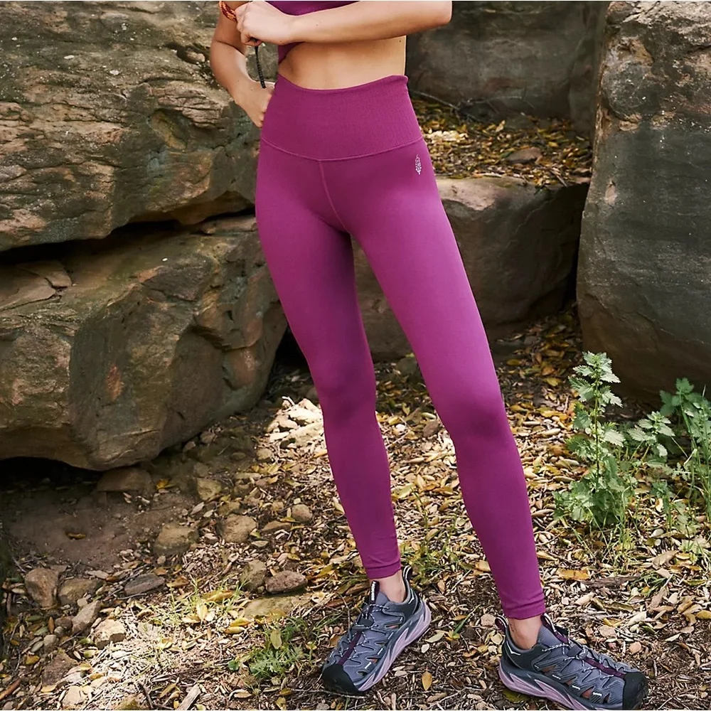 Free People Purple Leggings